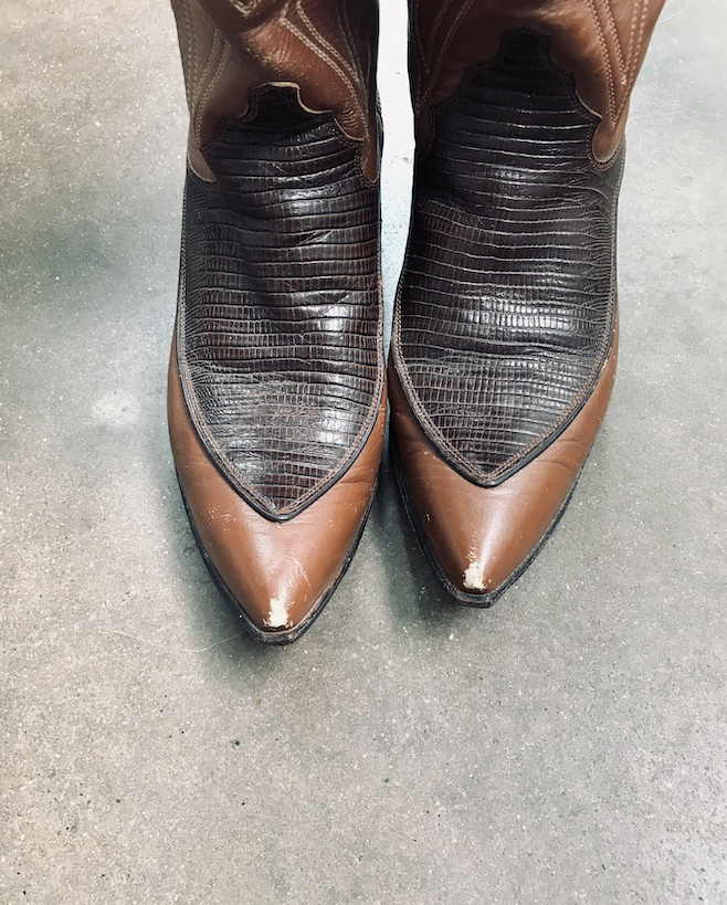 Vintage Justin Two-Toned Brown Boots