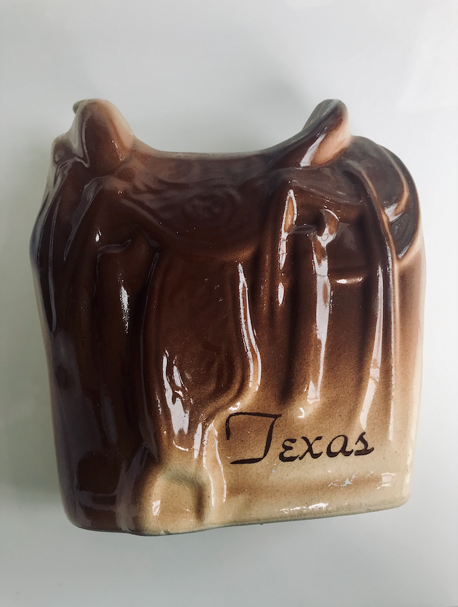 Texas Hanging Saddle Vase