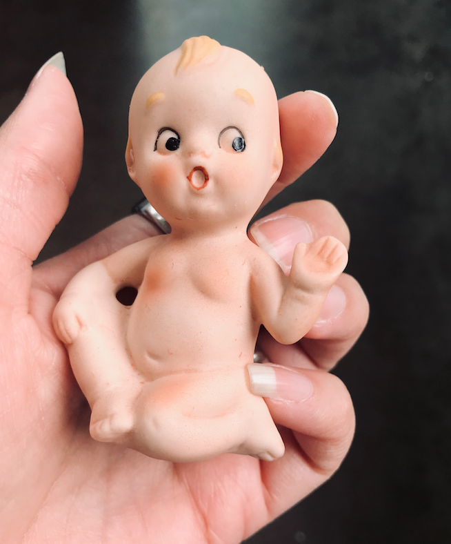 Ceramic Waving Baby
