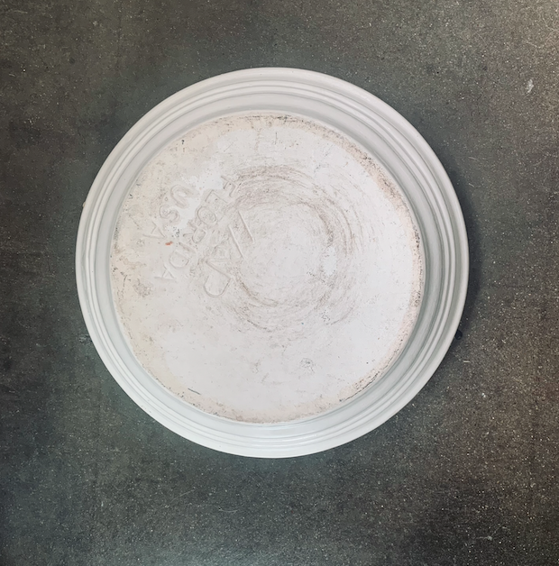 Vintage Cream Ceramic Bowl