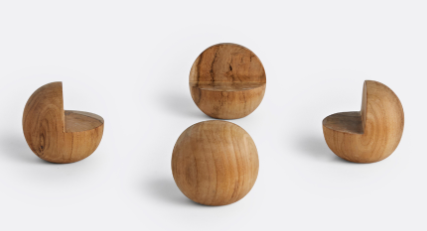 Teak Wood Planter Feet (set of 4)