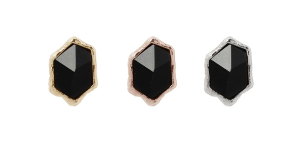 Buddha Jewelry Organics Large Pump Up the Volume Black Threadless End