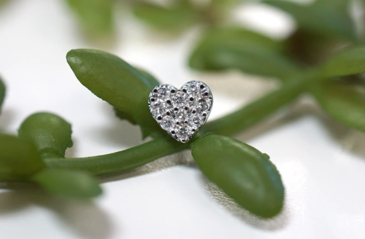 Modern Mood Heart - Audrey 9 Diamond WG