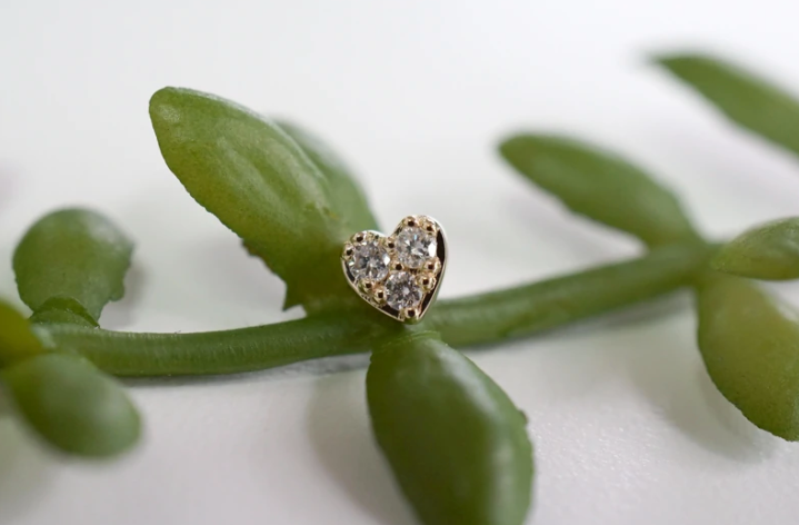 Modern Mood Heart - Audrey Mini 14K YG