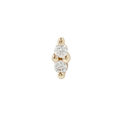 Buddha Jewelry Organics Mishka Prong 2 - Genuine Diamond