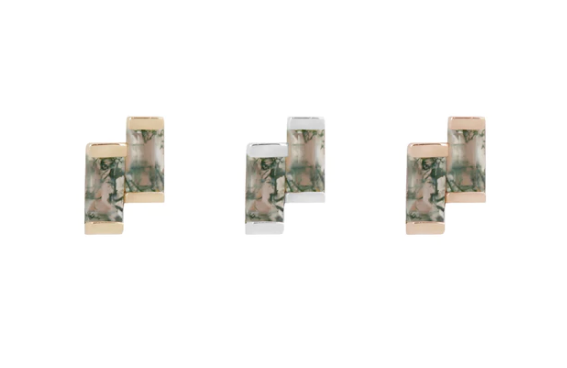 Fervor Moss Agate Threadless End