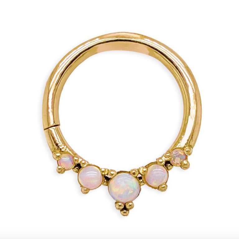 Tawapa Opal Throne Seam Ring 8mm 16g