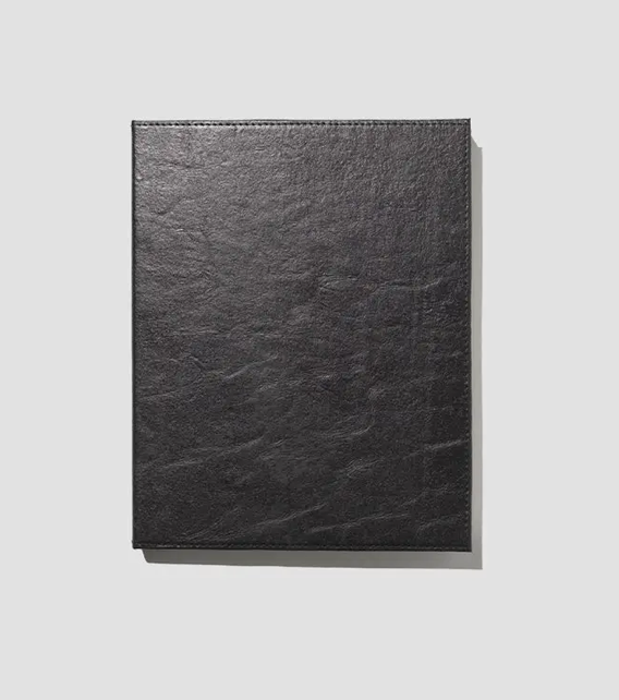 Public Goods Plant Leather Black Unlined Notebook