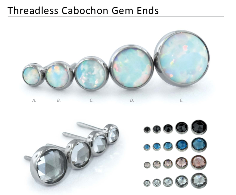 NEOMETAL 18ga Ti Cabochon