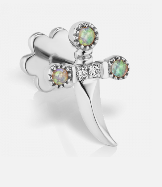 Maria Tash Small Dagger Earstud Assorted