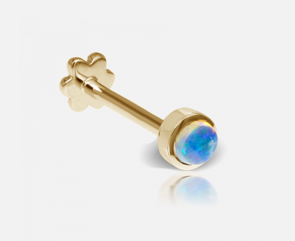 Maria Tash Opal Threaded Stud