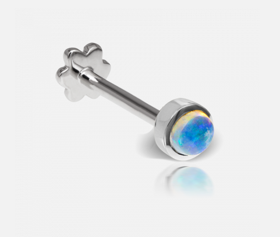 Maria Tash Opal Threaded Stud