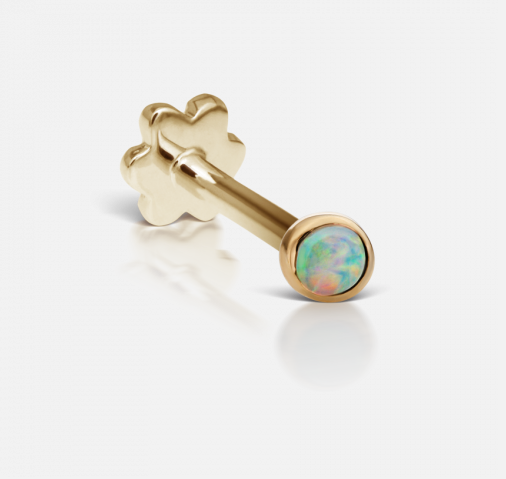 Maria Tash Opal Threaded Stud