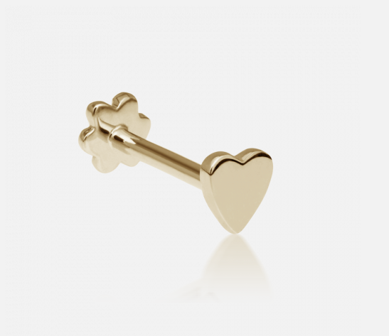 Maria Tash Heart Threaded Stud