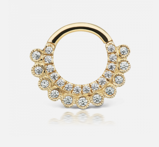 Maria Tash Cubic Zirconia Apsara Clicker