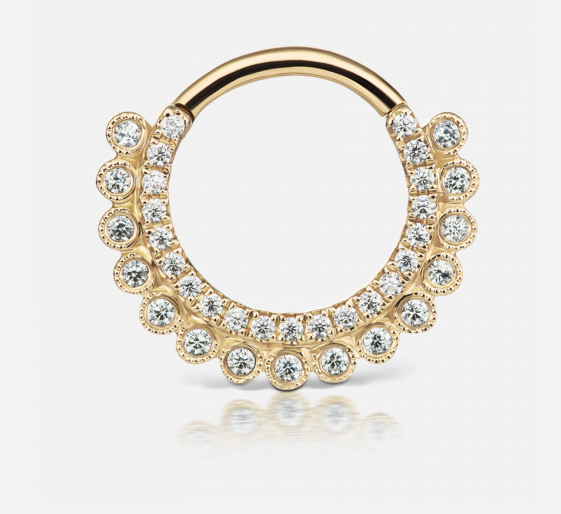 Maria Tash Cubic Zirconia Apsara Clicker