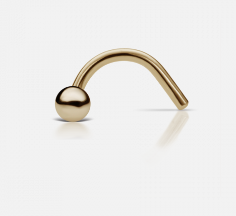 Maria Tash 2mm Dome Nostril Screw (Bent)