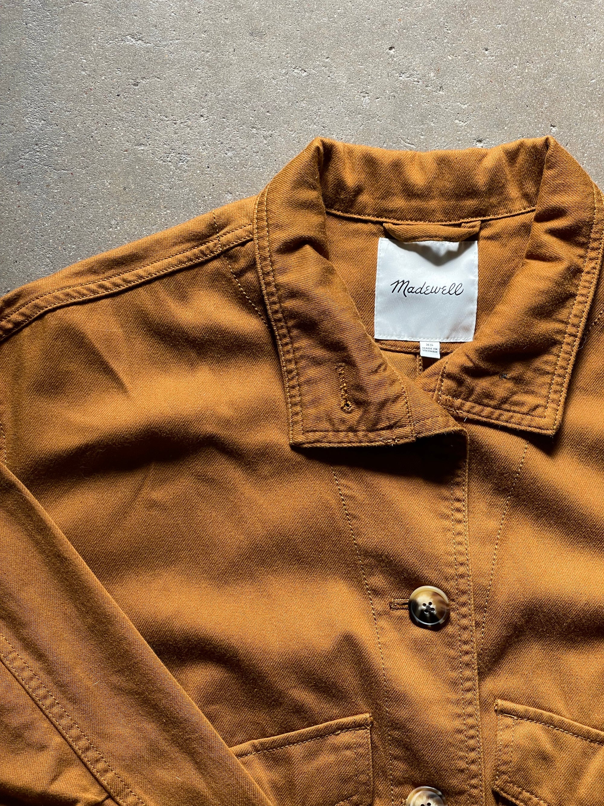 Madewell Brown Cropped Jacket