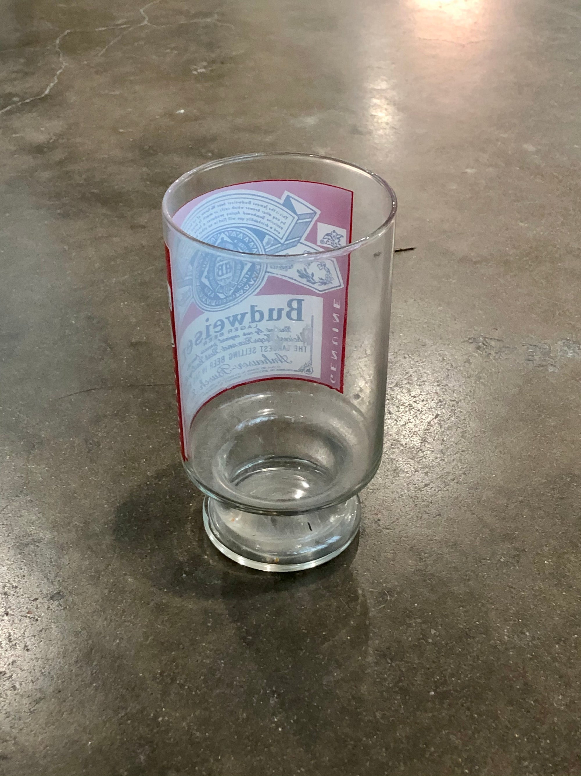 Vintage Budweiser Glass
