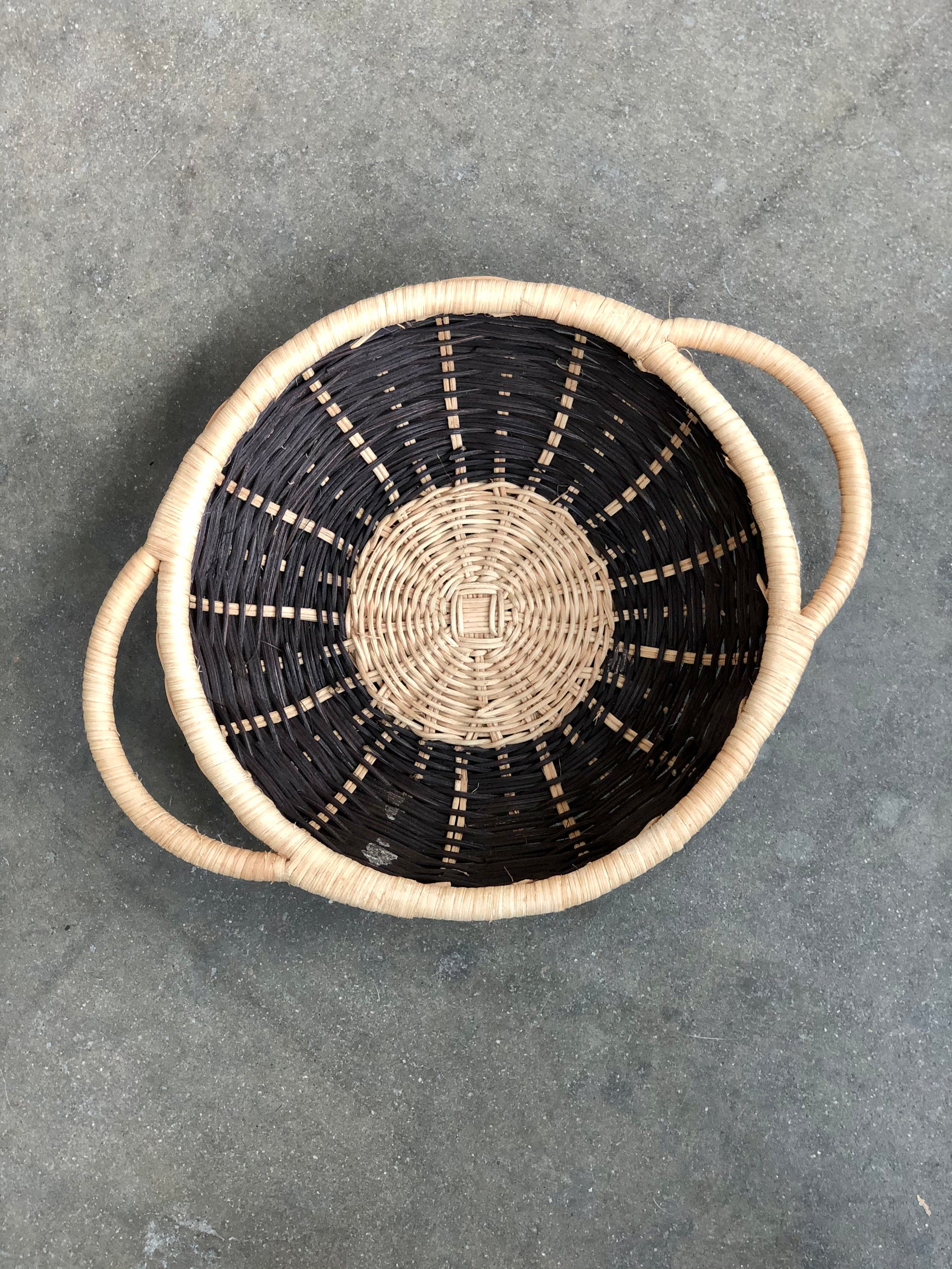 Vintage Two-Toned Basket