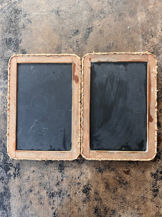 Wood Trim Folding Chalkboard