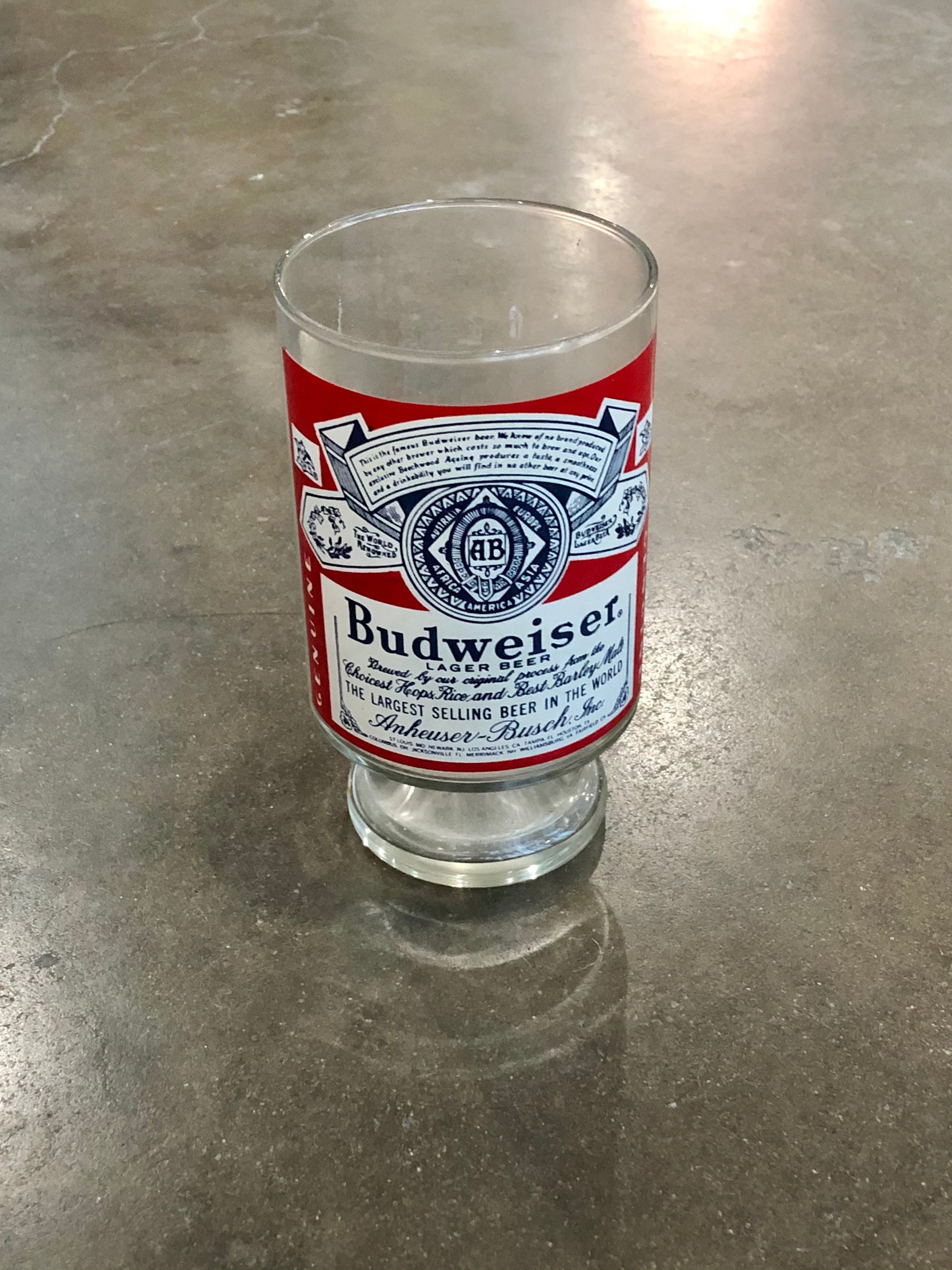 Vintage Budweiser Glass