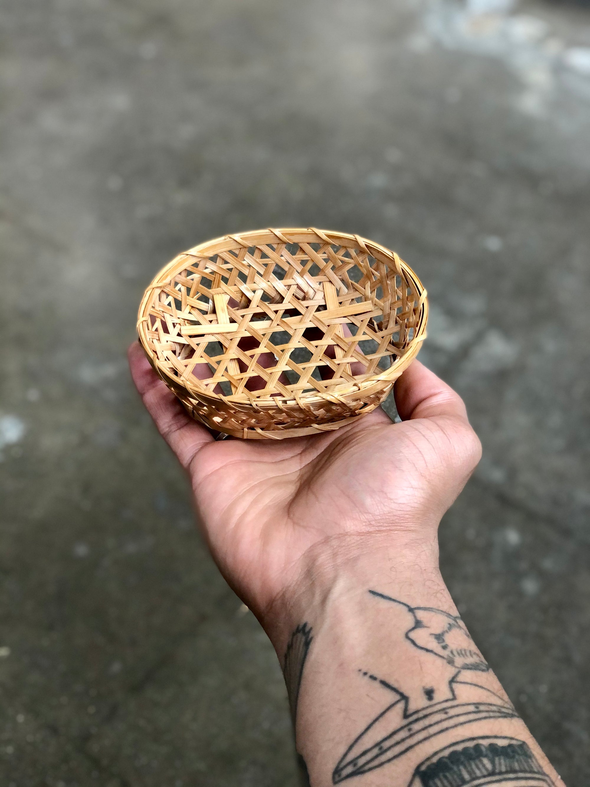 Small Woven Catch-All Basket