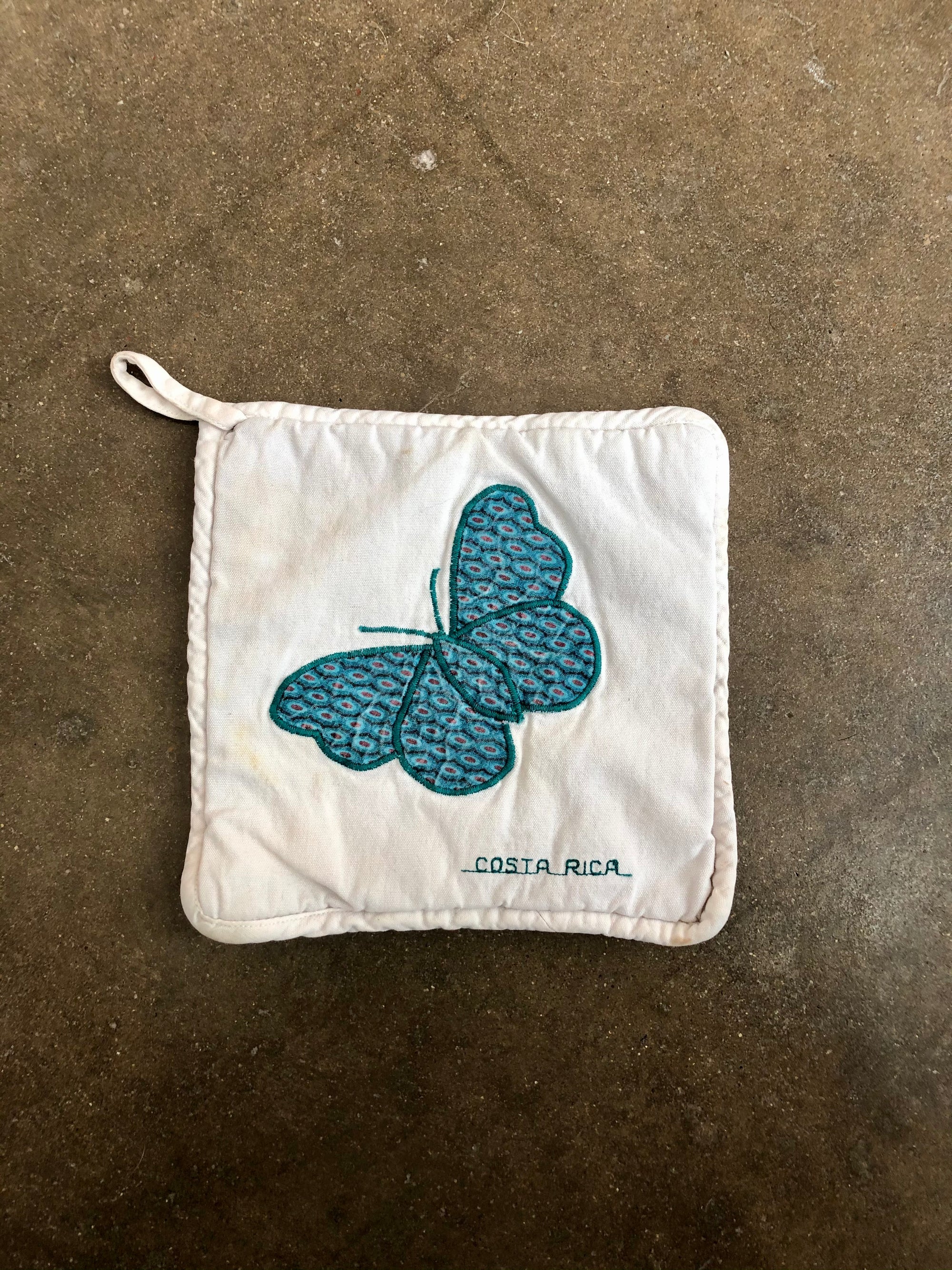 Vintage Handmade Costa Rica Pot Holder