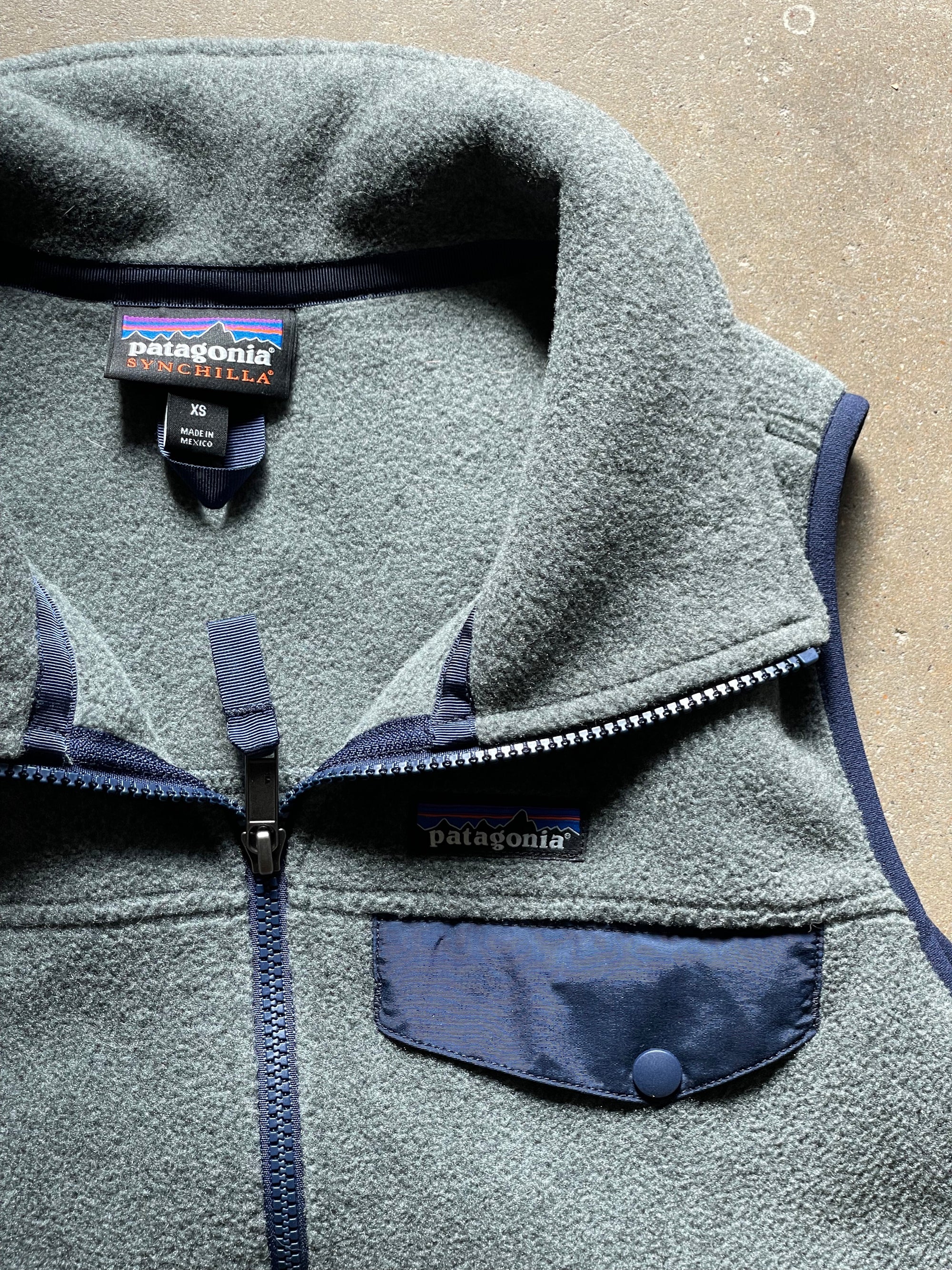 Grey & Blue Patagonia Vest