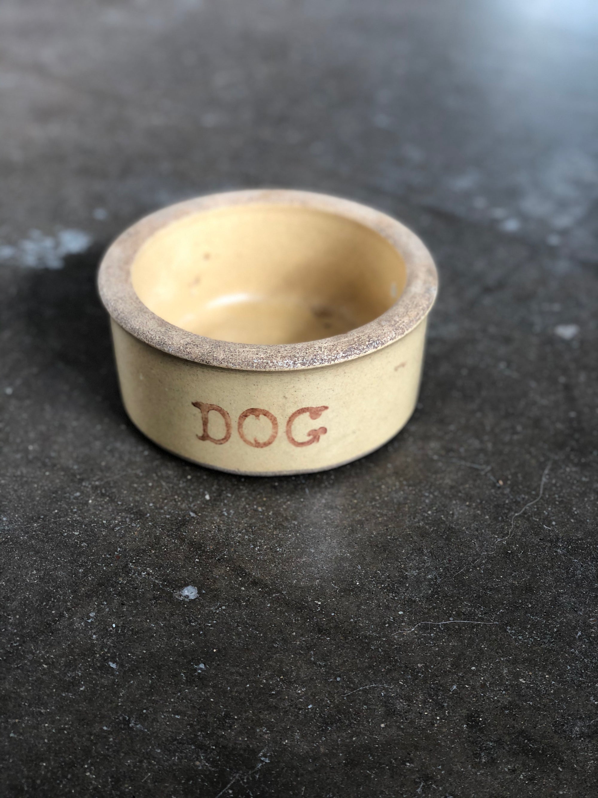 Vintage Ceramic "Dog" Bowl