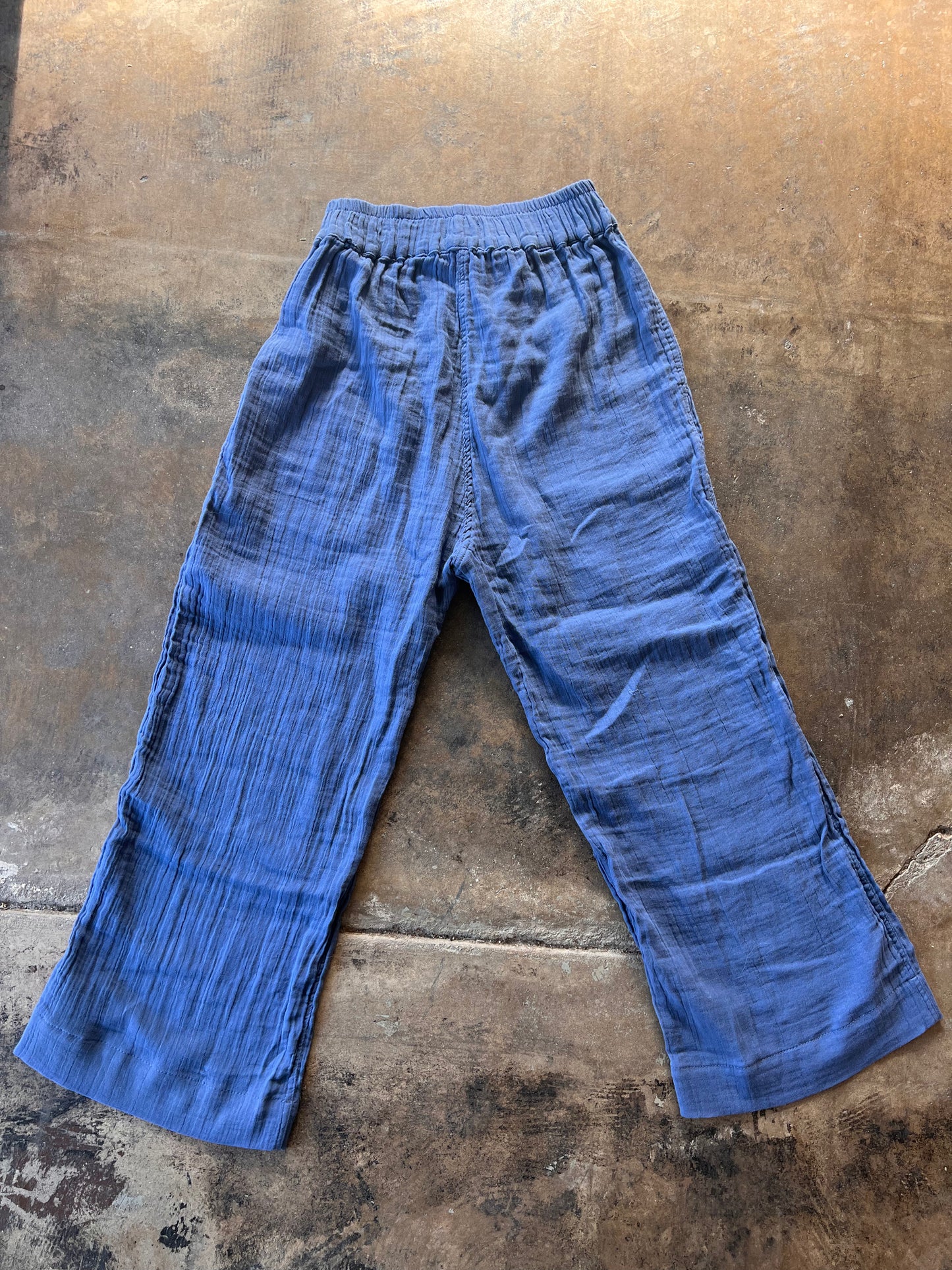 Blue Linen Pants